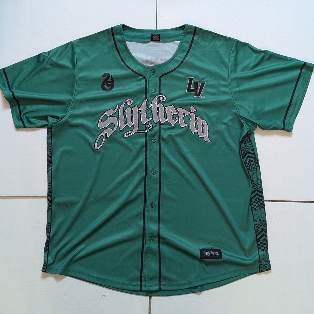 Las Vegas Aviators / Harry Potter, Slytherin Baseball Jersey. Men's XL Used MiLB